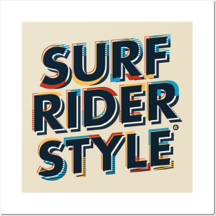 Surf Rider Style Posters and Art